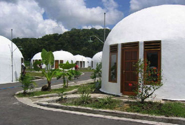 Image of a dome village.